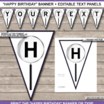 Spy Secret Agent Party Banner Template – Purple With Regard To Diy Banner Template Free