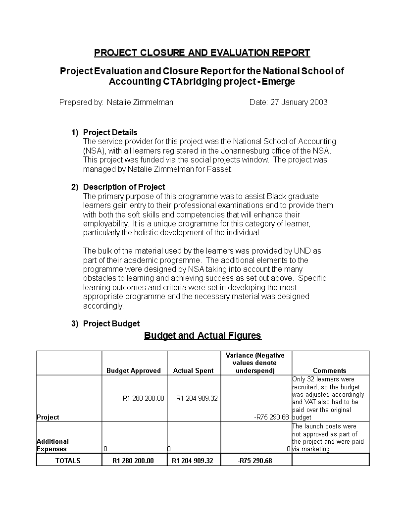 Standard Evaluation Report | Templates At Regarding Template For Evaluation Report