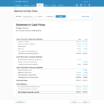 Statement Of Cash Flows For Business | Xero Blog Inside Cash Position Report Template