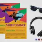 Street Dance Flyer Template inside Dance Flyer Template Word