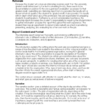 Student Internship Report Format | Templates At With Introduction Template For Report