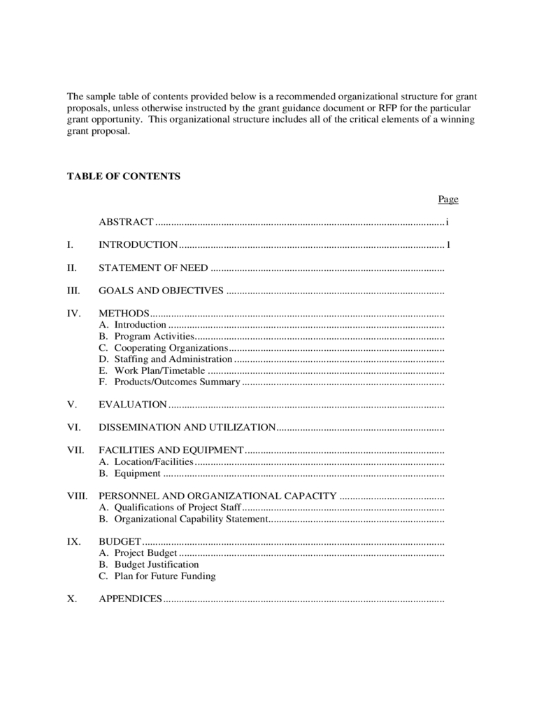Table Of Contents Template – 6 Free Templates In Pdf, Word Within Blank Table Of Contents Template Pdf