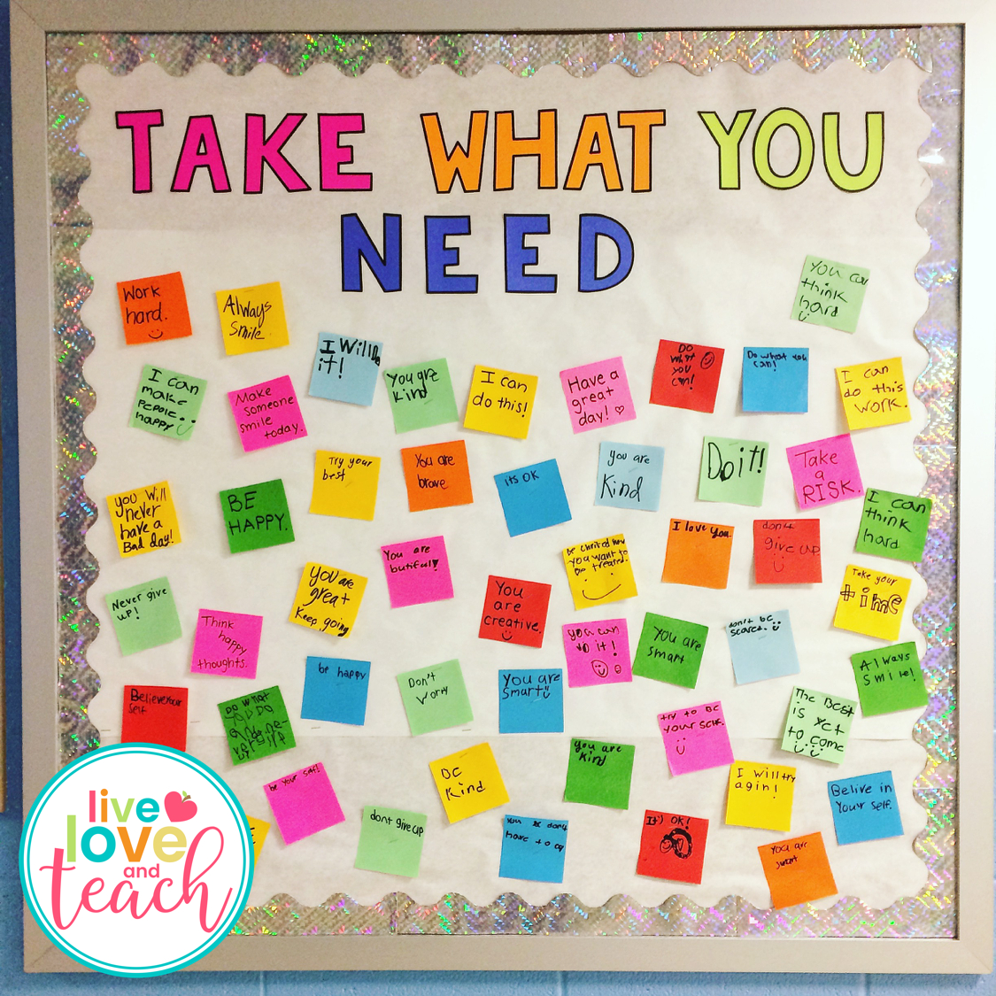 Take What You Need Bulletin Board Set | Live Love And Teach With Regard To Bulletin Board Template Word