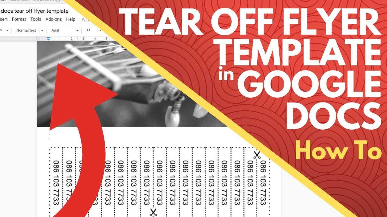 Tear Off Flyer Template Google Docs – How To With Tear Off Flyer Template Word