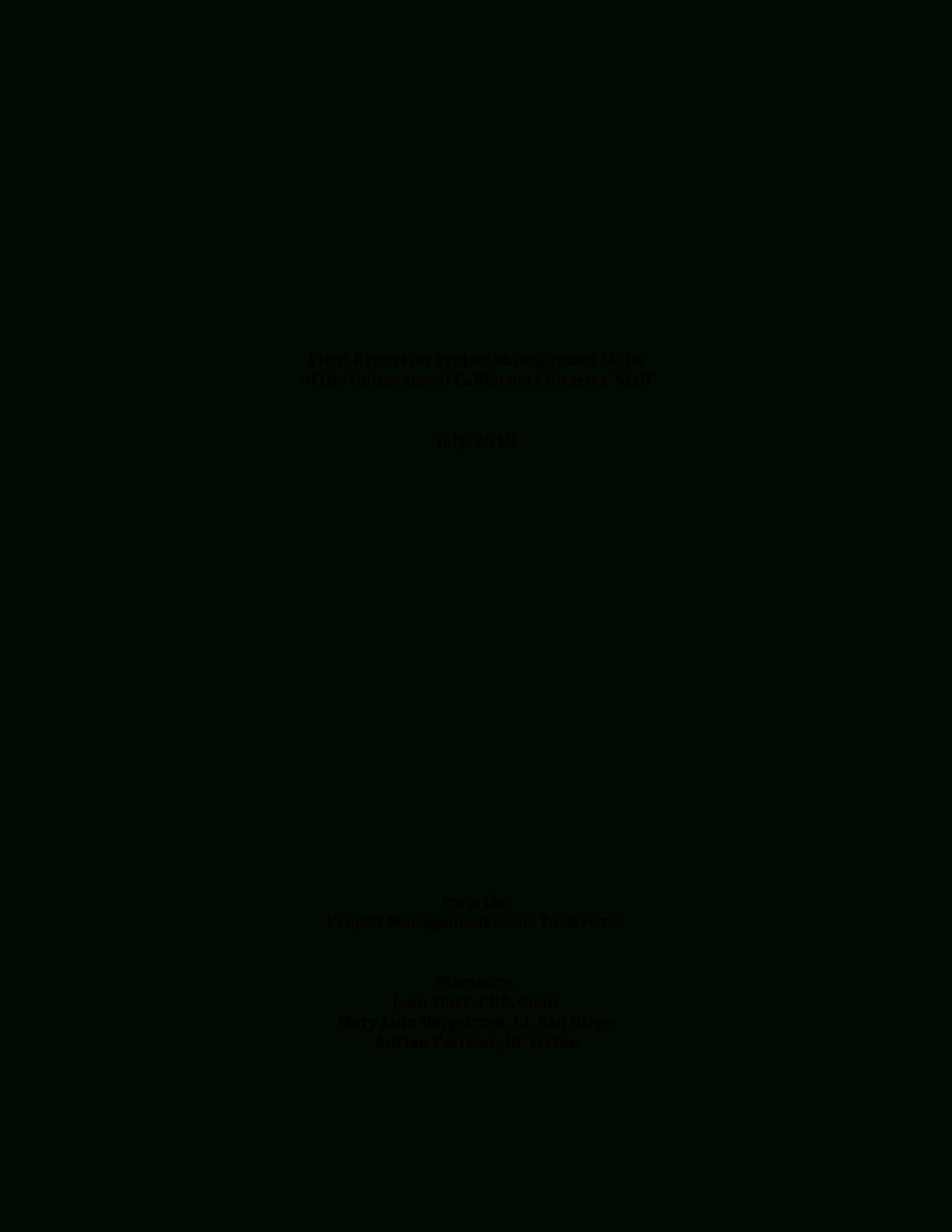 Télécharger Gratuit Project Management Final Report In Project Management Final Report Template