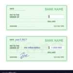 Template Blank Bank Check Pertaining To Customizable Blank Check Template