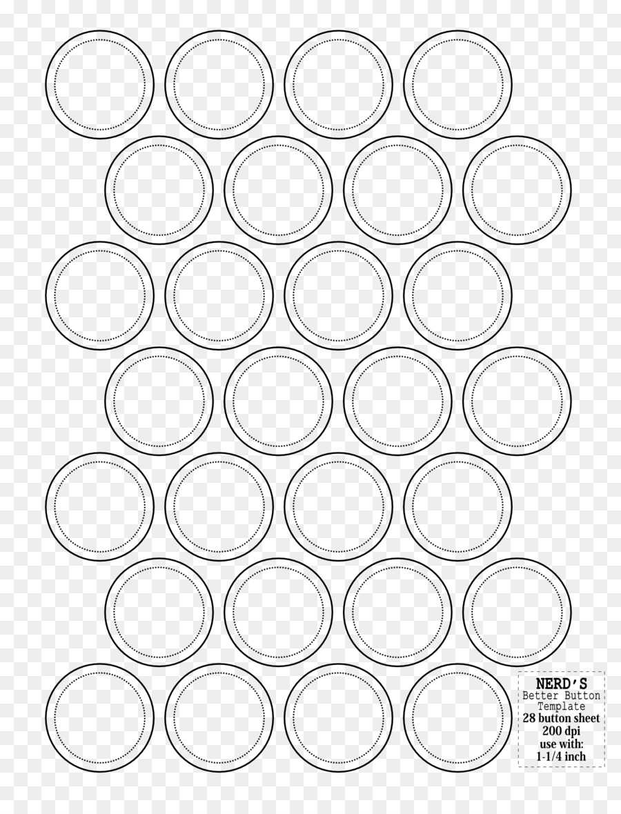 Template Circle Png Download – 1700*2200 – Free Transparent Pertaining To Button Template For Word