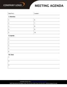 Templates-Of-Meeting-Agenda-Sd1-Style with Agenda Template Word 2010