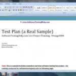 Test Plan – Test Plan Template Test Plan Document Test Plan Sample Intended For Software Test Plan Template Word