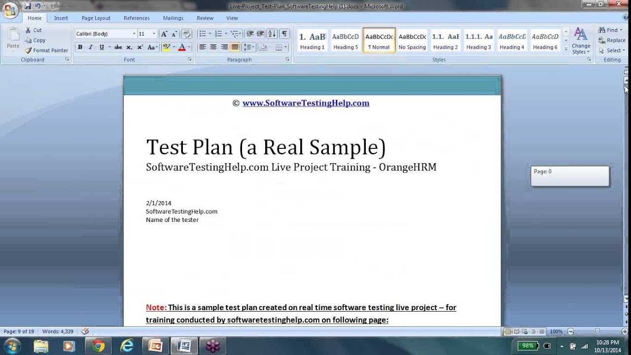 Test Plan – Test Plan Template Test Plan Document Test Plan Sample Intended For Software Test Plan Template Word