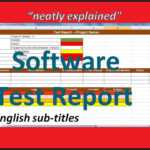 Test Report In Software Testing | Testing Status Reports For Testing Weekly Status Report Template
