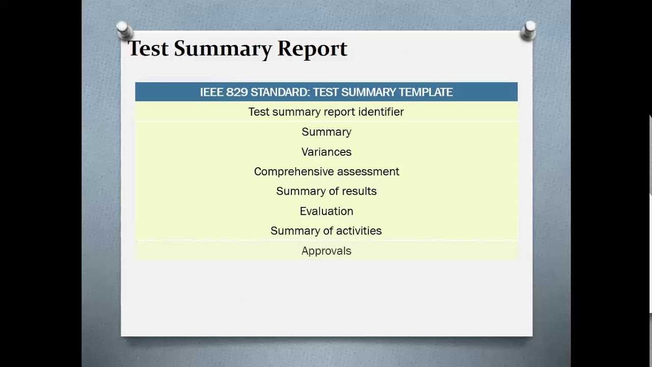 Test Summary Reports | Qa Platforms Pertaining To Test Result Report Template