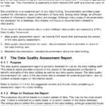 The Cihi Data Quality Framework – Pdf Free Download For Data Quality Assessment Report Template
