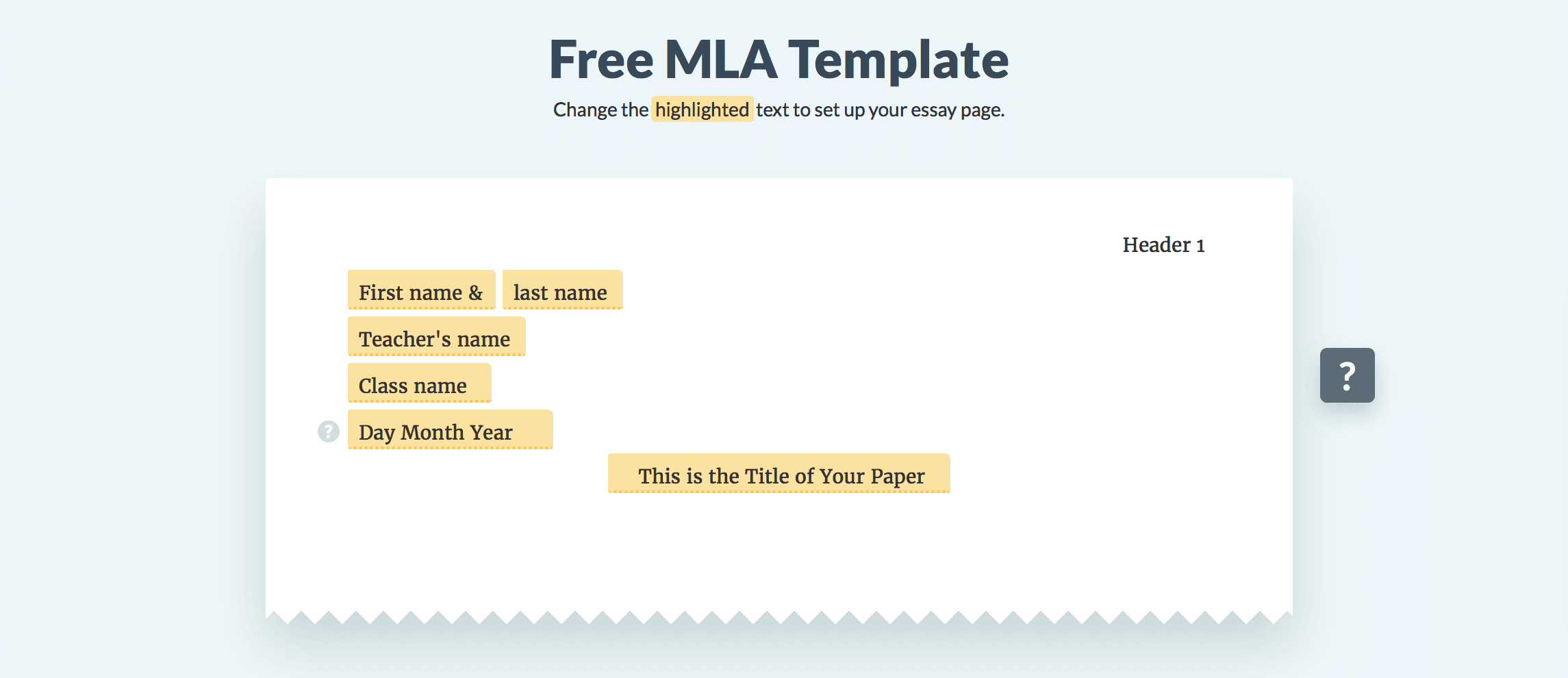 The Mla Template With Regard To Mla Format Word Template