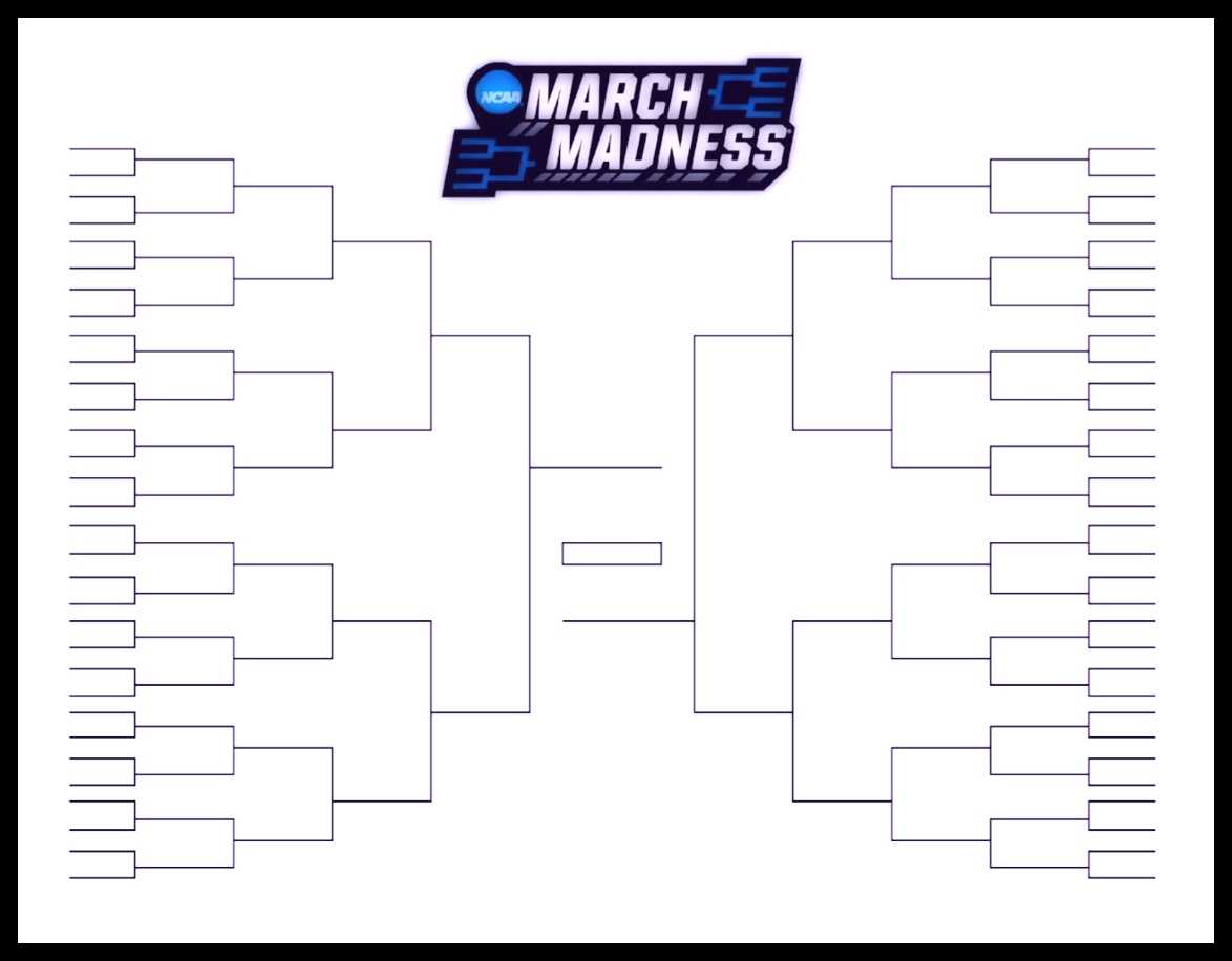 The Printable March Madness Bracket For The 2019 Ncaa Tournament In Blank Ncaa Bracket Template