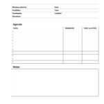 This Is A Team Meeting Agenda Template Which Will Guide You In Free Meeting Agenda Templates For Word