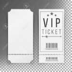 Ticket Template Set Vector. Blank Theater, Cinema, Train, Football.. In Blank Train Ticket Template