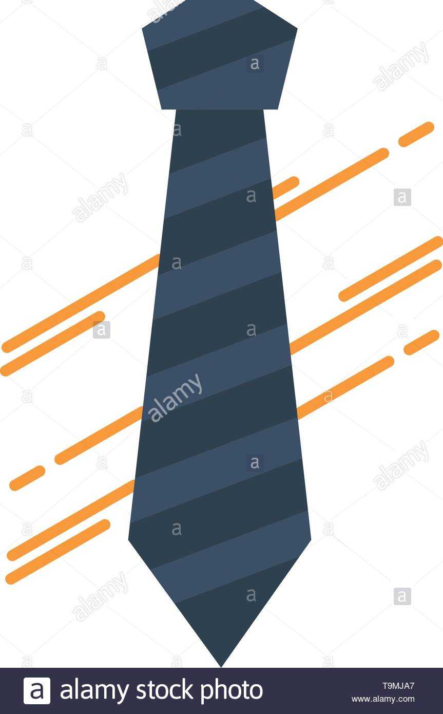 Tie, Business, Dress, Fashion, Interview Flat Color Icon Regarding Tie Banner Template