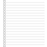 To Do List Template – 11 Free Templates In Pdf, Word, Excel In Blank Checklist Template Pdf