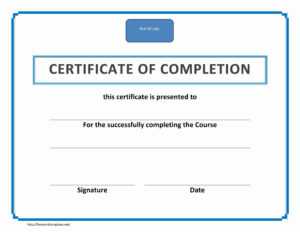 Training Certificate Template Pdf | Blank Certificates regarding Training Certificate Template Word Format
