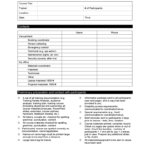 Training Checklist Template – 2 Free Templates In Pdf, Word In Training Documentation Template Word