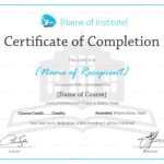 Training Completion Certificate Sample – Tomope.zaribanks.co Within Training Certificate Template Word Format