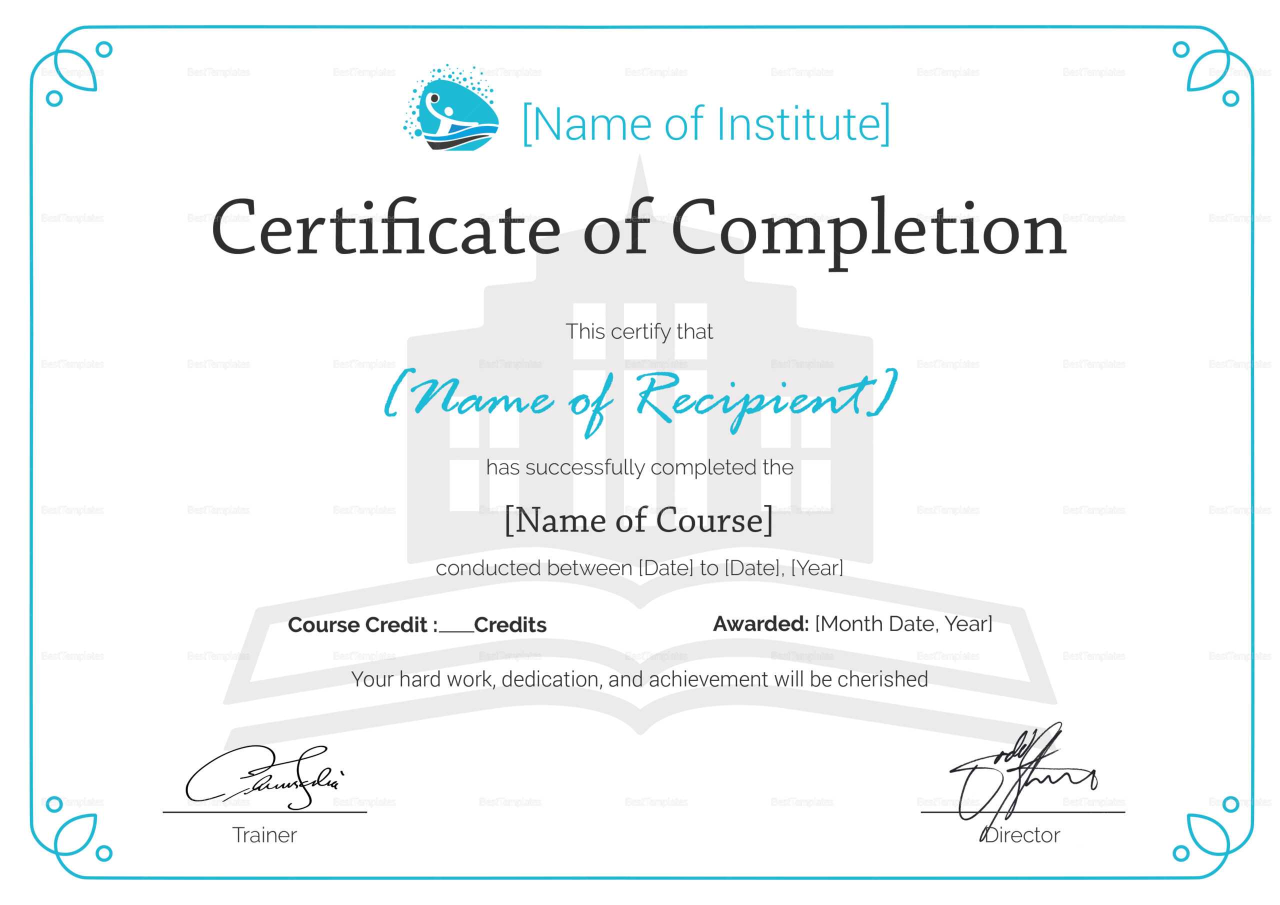 Training Completion Certificate Sample – Tomope.zaribanks.co Within Training Certificate Template Word Format