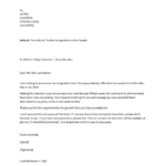 Two Weeks Notice Resignation | Templates At Inside 2 Weeks Notice Template Word