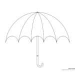 Umbrella Template – Clip Art Library Intended For Blank Umbrella Template