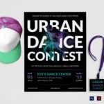Urban Dance Contest Flyer Template Throughout Dance Flyer Template Word