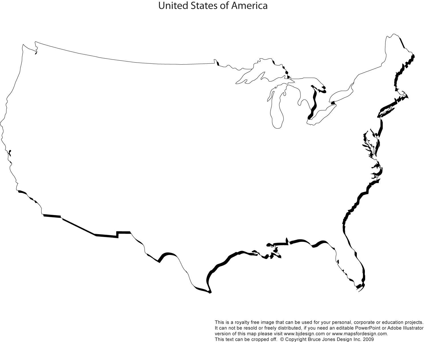 Us State Outlines, No Text, Blank Maps, Royalty Free • Clip With United States Map Template Blank
