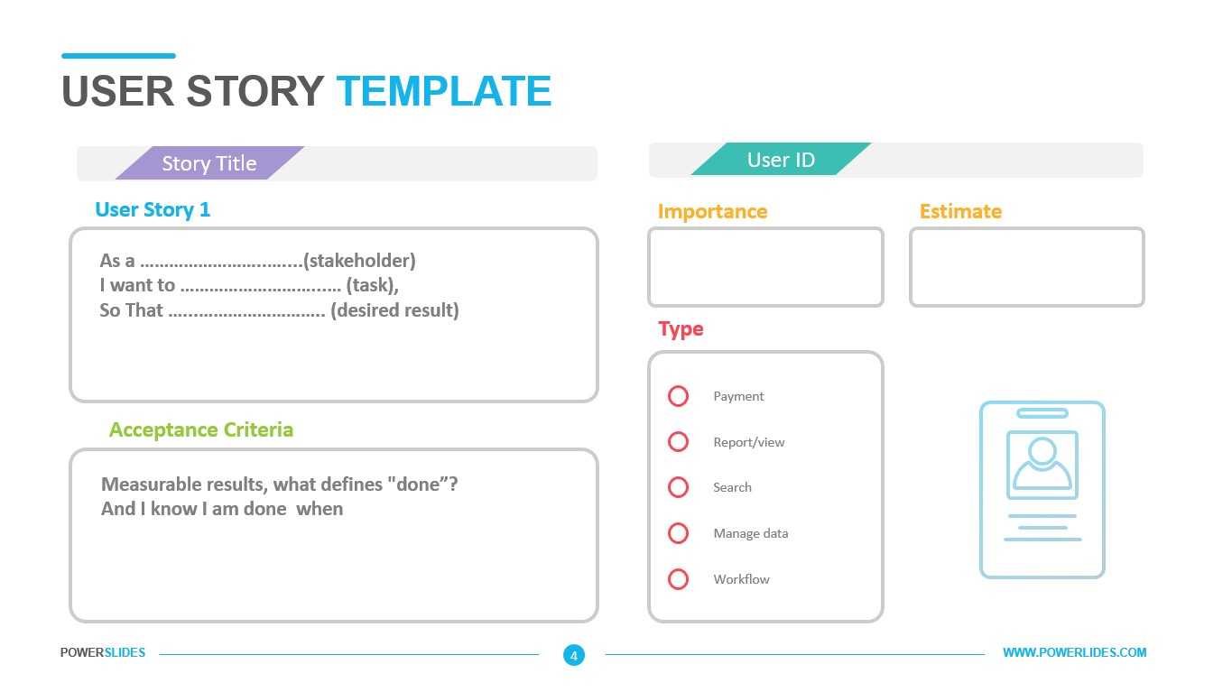 User Story Template - Powerslides Intended For User Story Word Template