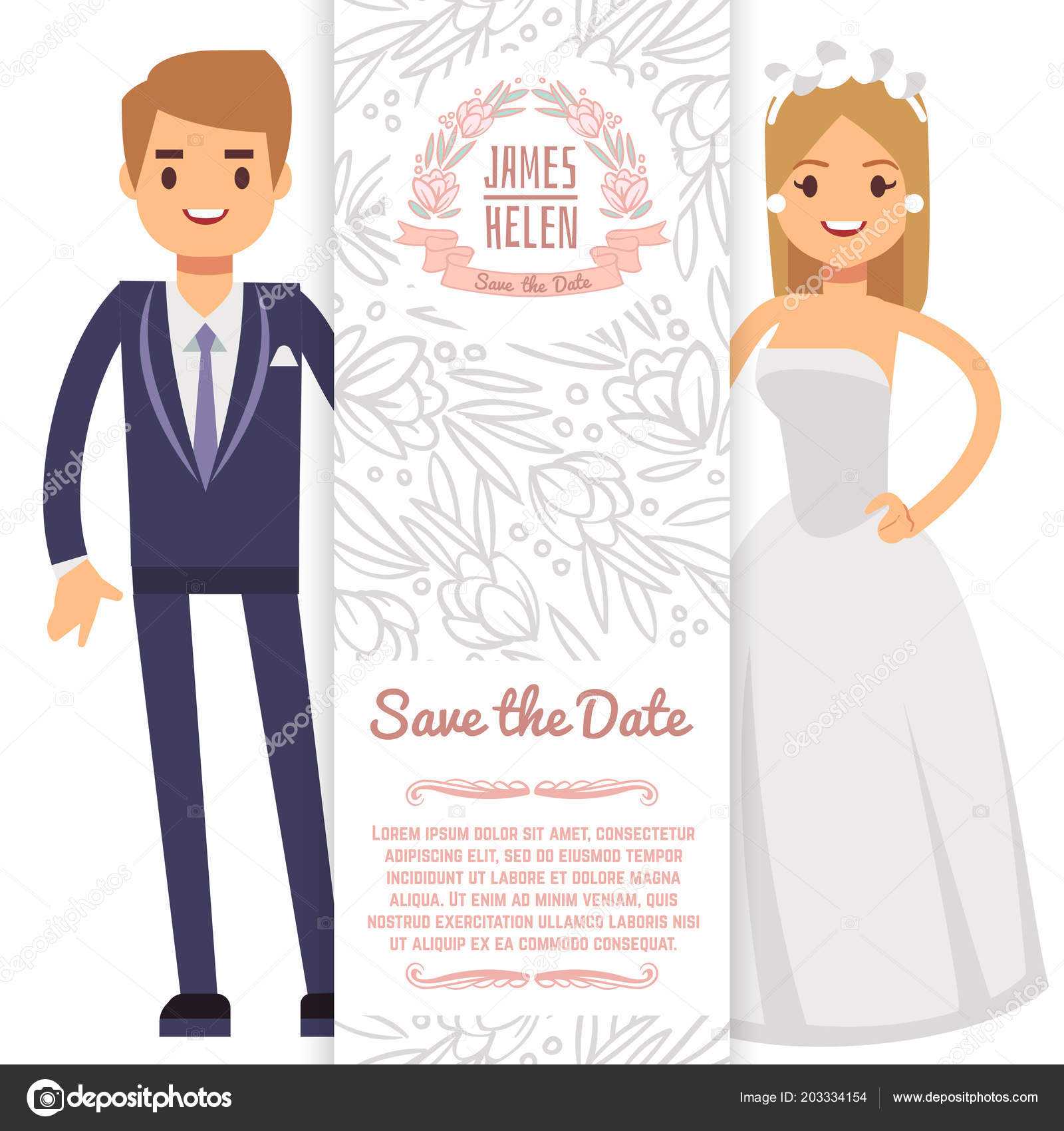 Vector Wedding Banner Template. Decorative Flyer With Bride With Regard To Bride To Be Banner Template
