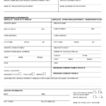 Vehicle Incident Report Template For Vehicle Accident Report Form Template
