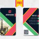 Vertical Business Card Design Psd – Free Download | Arenareviews For Blank Business Card Template Photoshop