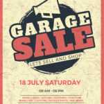 Vintage Garage Sale Flyer Template Regarding Yard Sale Flyer Template Word