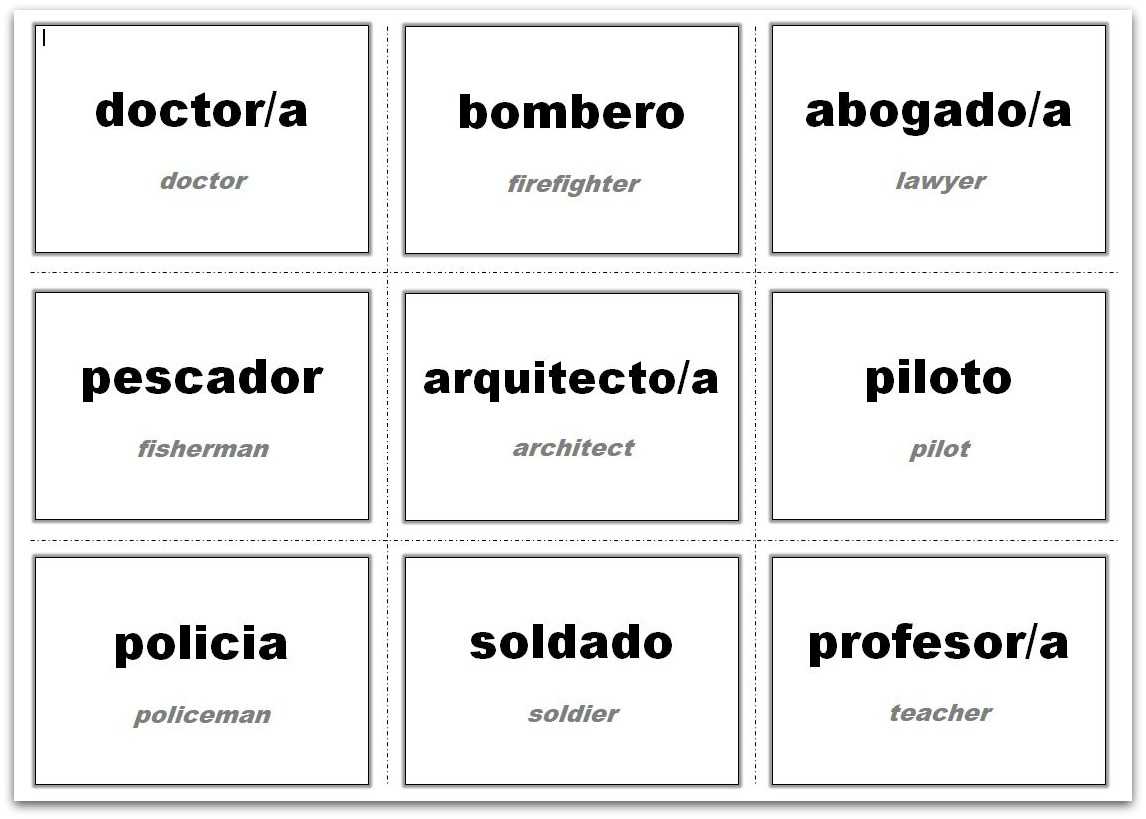 Vocabulary Flash Cards Using Ms Word Inside Flashcard Template Word