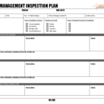 Waste Management Inspection Plan - with Waste Management Report Template