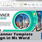 Web Ad Banner Template Design In Ms Word || How To Make Ad Banner Design In  Ms Word Pertaining To Banner Template Word 2010