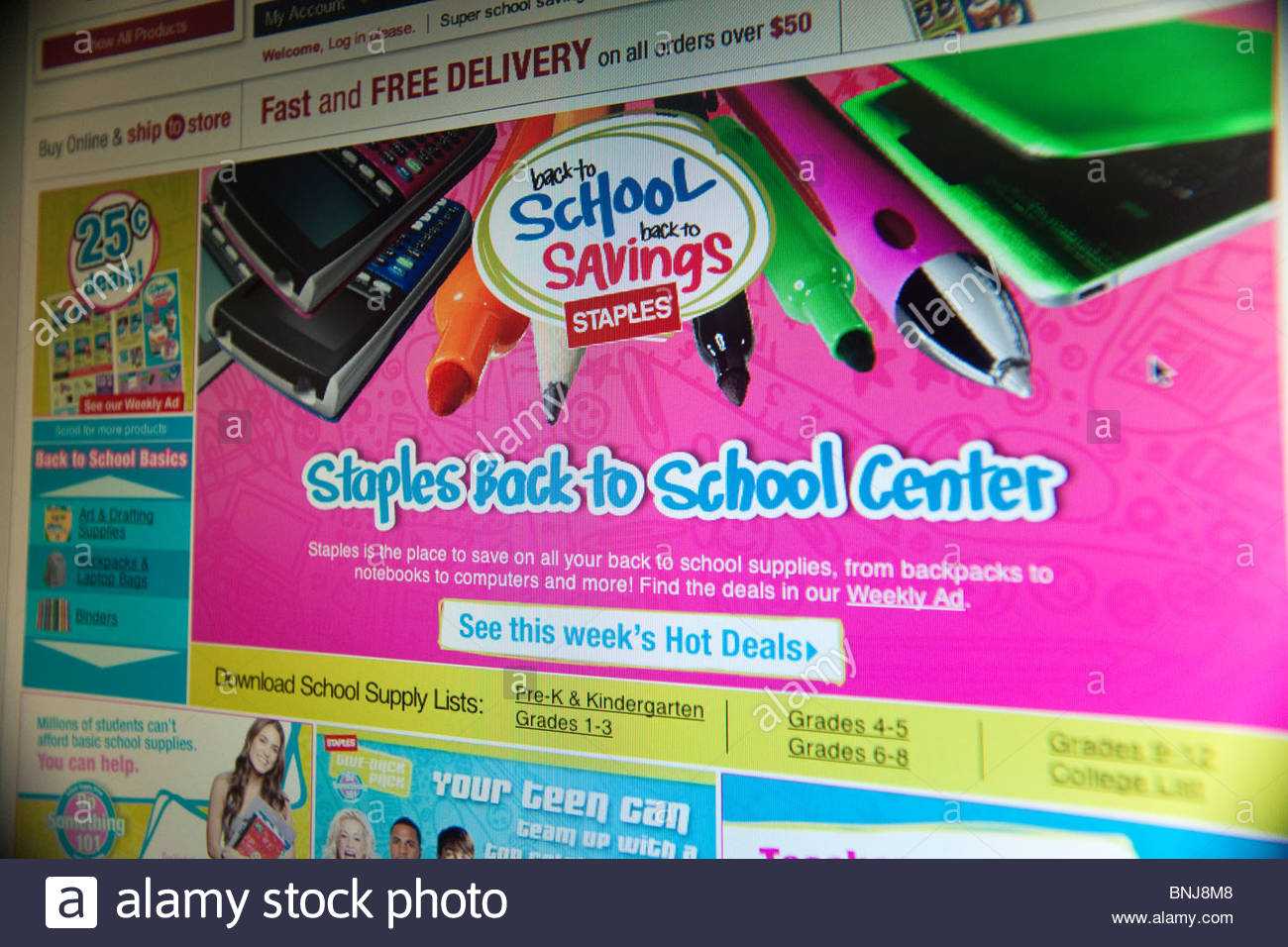 Website Banner Ads Stock Photos & Website Banner Ads Stock Regarding Staples Banner Template