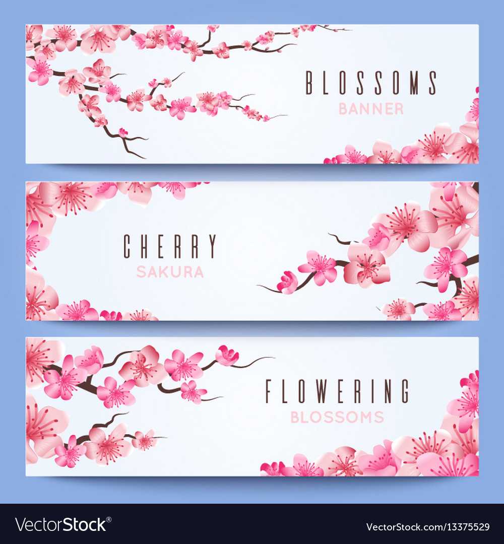 Wedding Banners Template With Spring Japan Sakura Within Wedding Banner Design Templates