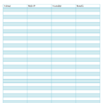 Wedding Guest List Spreadsheet Template Free Excel Microsoft Inside Blank Checklist Template Word