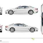 White Sports Car Vector Template Stock Vector – Illustration Intended For Blank Race Car Templates
