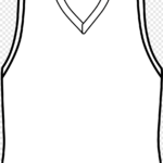 White V Neck Shirt Sketch, Sleeve Basketball Uniform Jersey Regarding Blank Basketball Uniform Template
