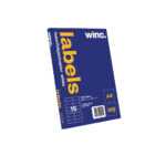 Winc Laser Labels 105X37Mm 16 Per Sheet Pack Of 100 Sheets With Word Label Template 16 Per Sheet A4