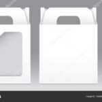 Window Box Packaging Template | Box White Window Shape Cut Throughout Blank Packaging Templates