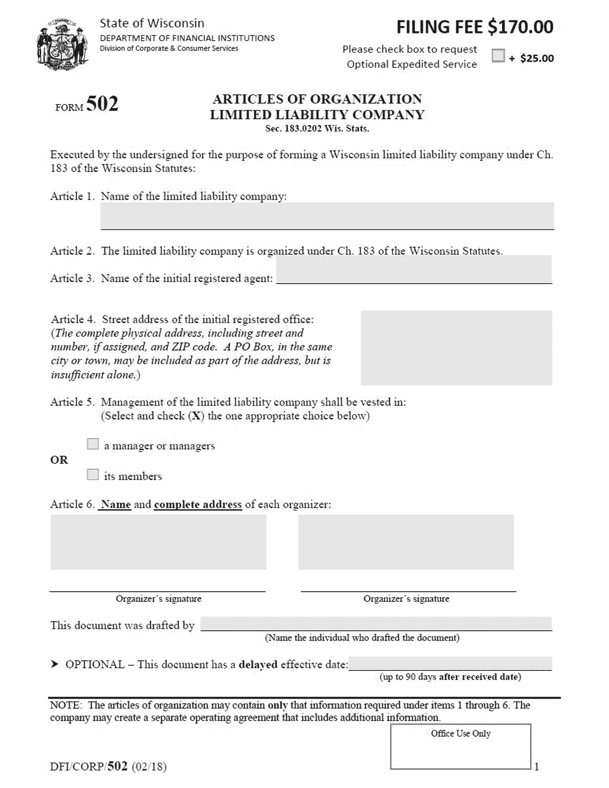 Wisconsin Llc – How To Form An Llc In Wisconsin Regarding Llc Annual Report Template