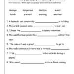 Wonders Second Grade Unit Three Week Four Printouts Intended For Vocabulary Words Worksheet Template