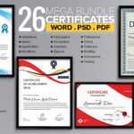 Word Certificate Template – 53+ Free Download Samples With Certificate Templates For Word Free Downloads