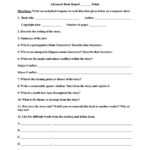 Worksheet 4Th Grade Report | Printable Worksheets And For 4Th Grade Book Report Template